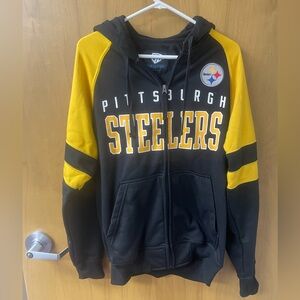 Pittsburgh Steelers Hands High Lifestyle League Full-Zip Hoodie Men’s Size M
